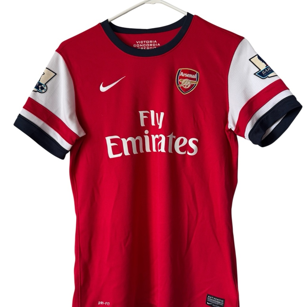 Nike Red Arsenal Fly Emirates Soccer Jersey
